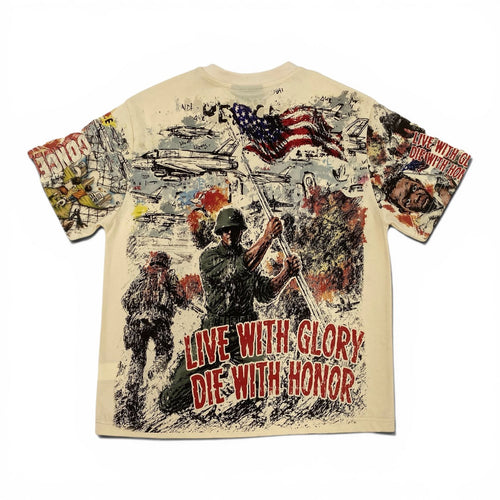"Honor" Tee - Cream