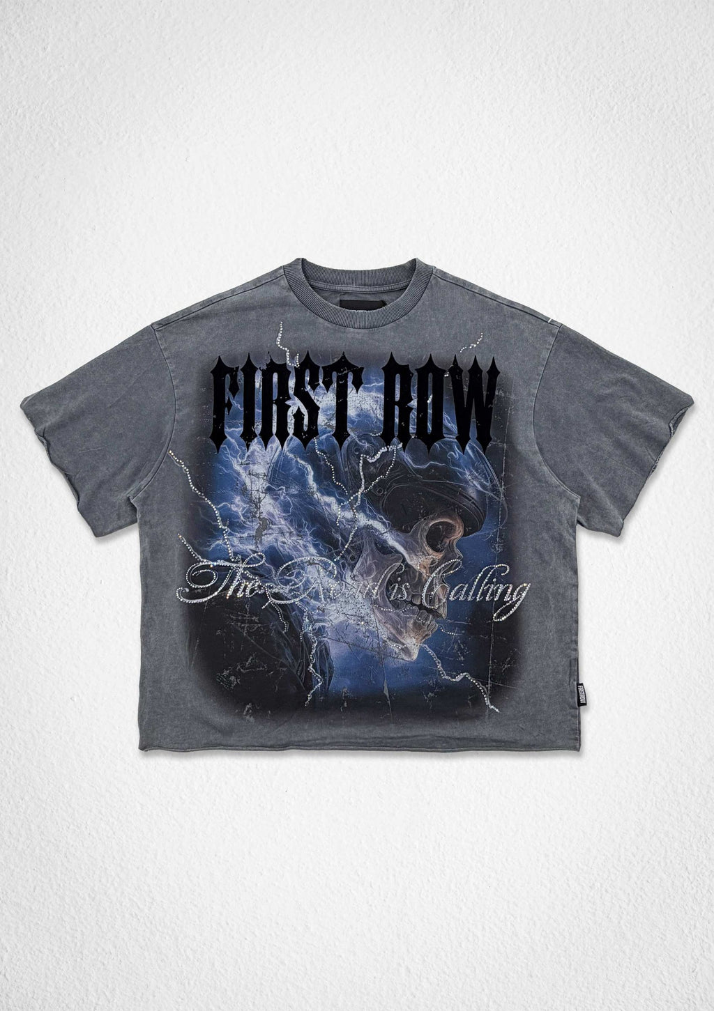 STEEL ANGELS ASH PARISH CROP TEE