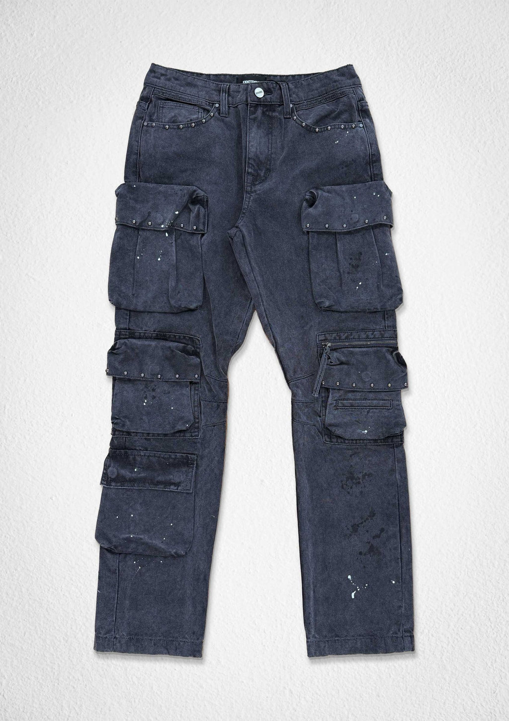 STUDDED HARDWARE CARGO PANTS