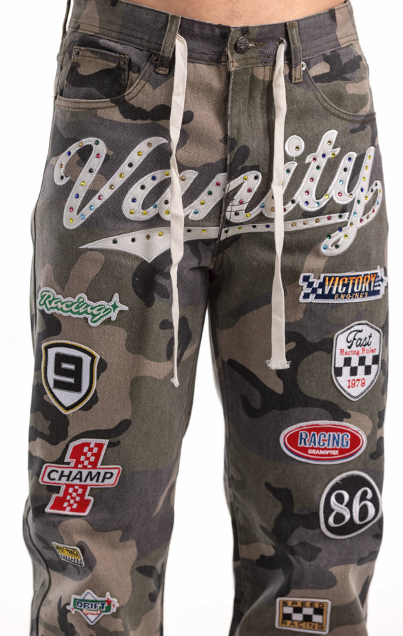 PREMIUM PATCH PATNS -  GREEN CAMO