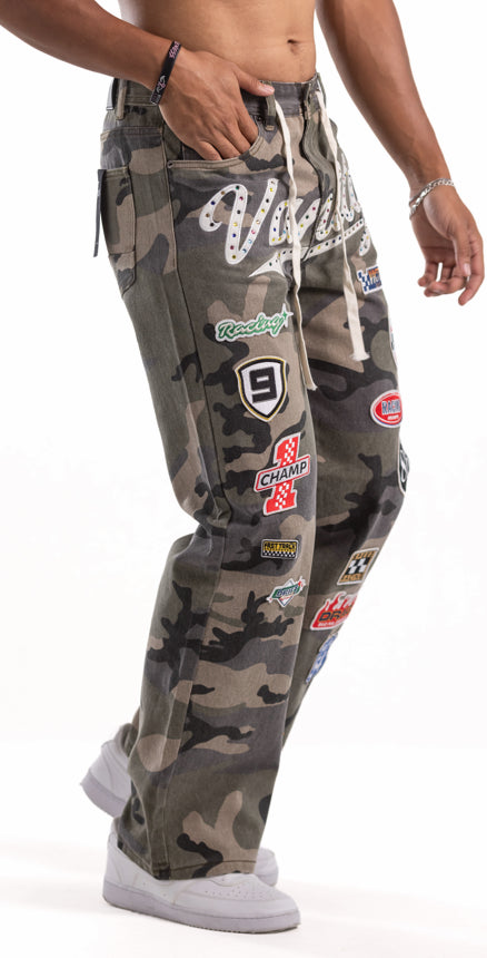 PREMIUM PATCH PATNS -  GREEN CAMO