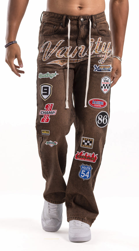 PREMIUM PATCH PATNS - Brown