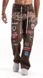 PREMIUM PATCH PATNS - Brown