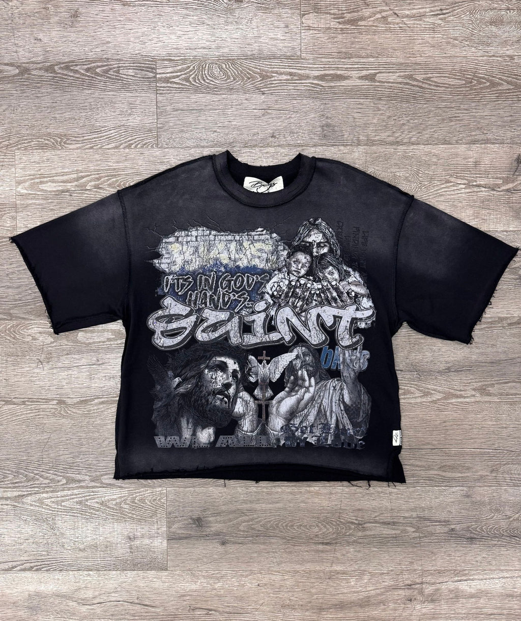 "SAINT" F-TERRY T-SHIRTS