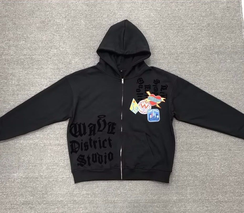 WDS Patches (black) Black Hoodie