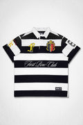 FIRST ROW CLUB VARSITY POLO - BLACK