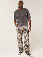 Men's Snow Camo Print Slim fit Jenes