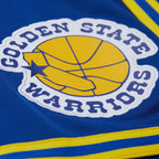 Golden State Warriors Royal Overtime Win Vintage Logo Mesh Shorts