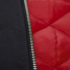 Men's Black Atlanta Falcons Throwback Vintage Heavyweight Satin Full-Zip Jacket