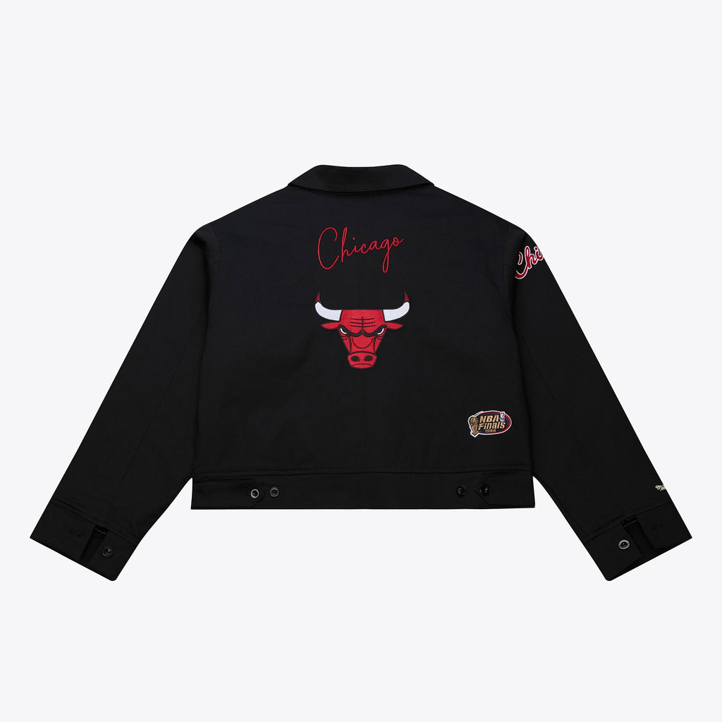 Chicago Bulls Mitchell & Ness Mechanic Jacket - Womens