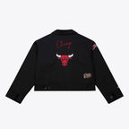 Chicago Bulls Mitchell & Ness Mechanic Jacket - Womens
