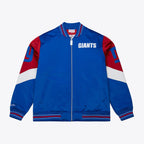 New York Giants Mitchell & Ness Throw It Back Heavyweight Satin Jacket - Mens