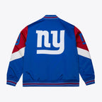 New York Giants Mitchell & Ness Throw It Back Heavyweight Satin Jacket - Mens